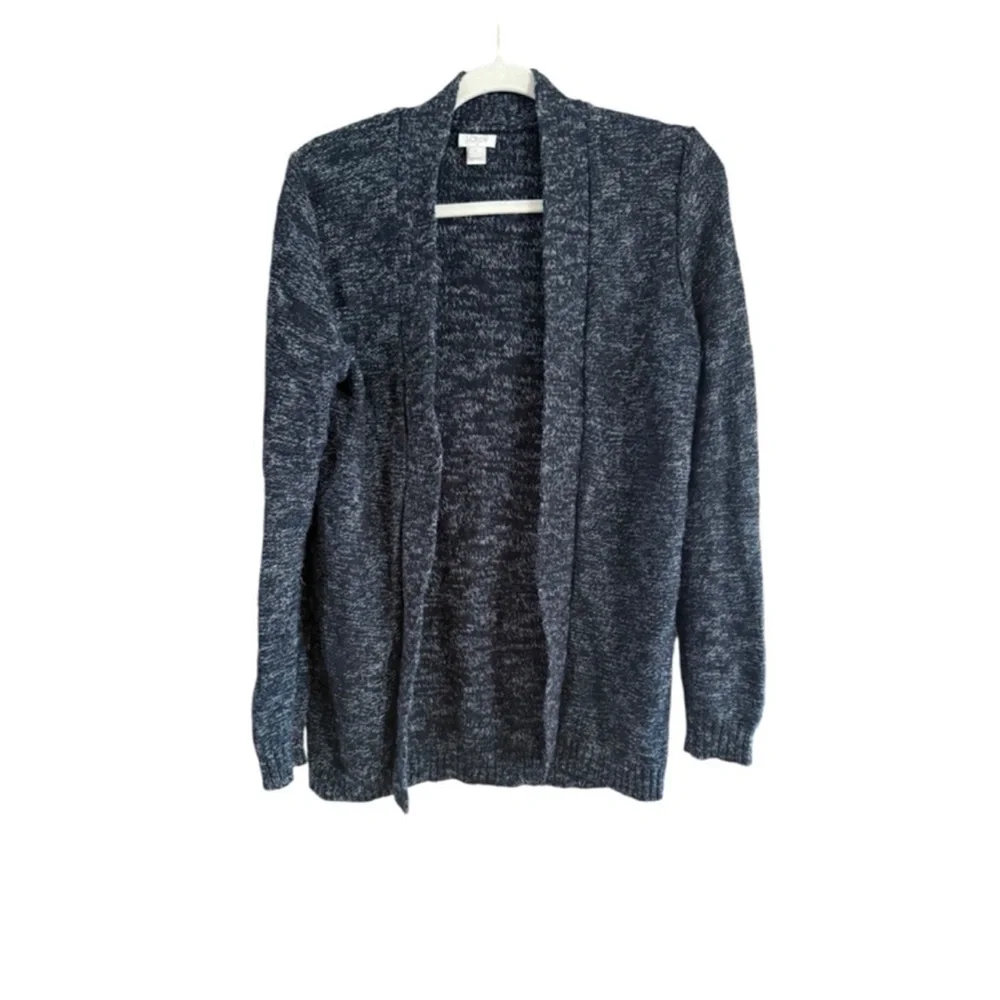J. Crew Charcoal and Black Cardigan